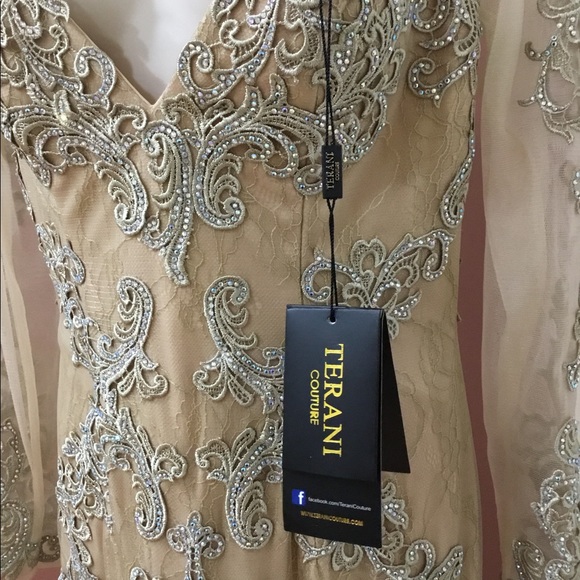 💐SALE 💐 Terani Couture Luxury Dress - Picture 5 of 6